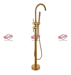 Напольный смеситель для ванны Warmer Gold  Line BPW-01842