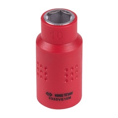 KING TONY (3335VE10M) Головка торцевая диэлектрическая шестигранная 3/8", 10 мм