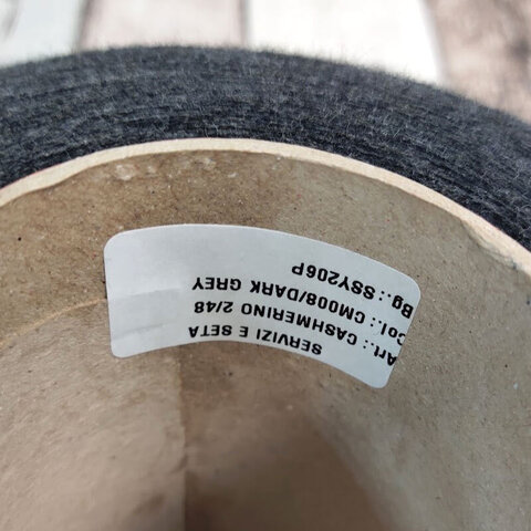 Меринос с кашемиром (30%) SERVIZI E SETA / CASHMERINO 2/48 графит меланж