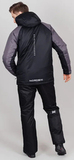 Утеплённый прогулочный костюм Nordski Premium Sport Grey/Black мужской с высокой спинкой