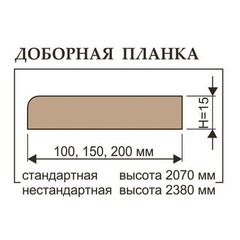 Купить Добор прибивной массив сосны Bravo