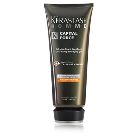 Kerastase Capital Force Ultra-Fixing Gel - Гель для укладки волос, ультра-фиксирующий уплотняющий