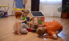 ЧикиБрики Развивающая игрушка Бизиборд 