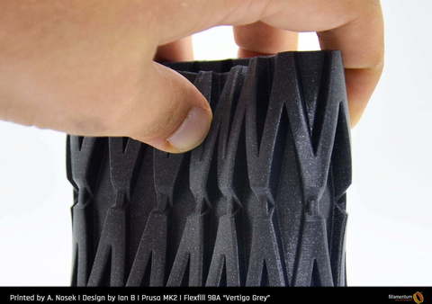 Пластик для 3D-принтера Fillamentum Flexfill TPU 98A Vertigo Gray