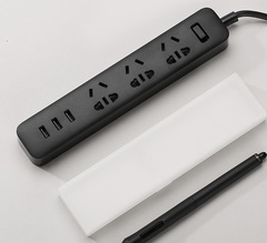 Удлинитель Xiaomi Mi Power Strip 3 (XMCXB01QM) черный, 1.8 м