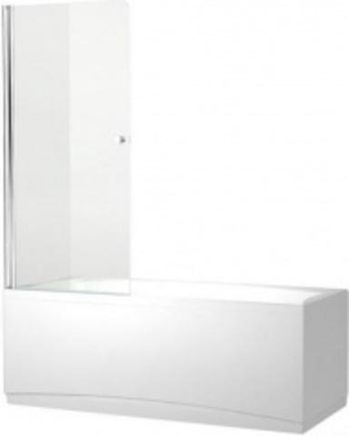 Aquanet 196050 NF6211 Alfa 1 шторка для ванны 1 стекло универсальная 750*1350 ст. прозр 5 мм,проф. Хром (196050)