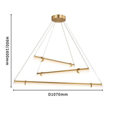 Подвесной светодиодный светильник Favourite Stav 4553-3P
