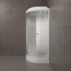 Душевая Кабина Triton Полосы 90*90 А (ДН4)