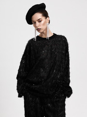 Лонгслив Гэтсби, черный