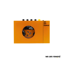 We Are Rewind Cassette Player Orange