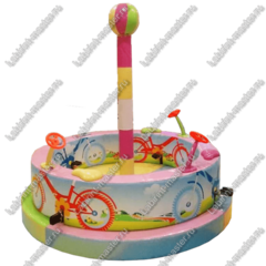Электрическая карусель детская 4KIDS «Экстремальный велотрек»