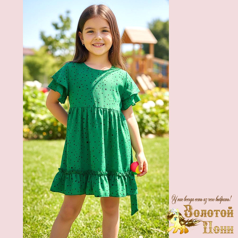 Платье девочке (3-8) 260216-FW603