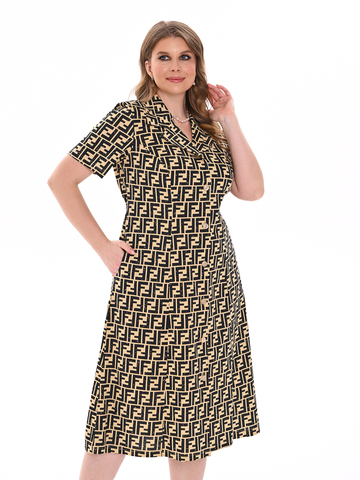 4536 Халат на пуговицах