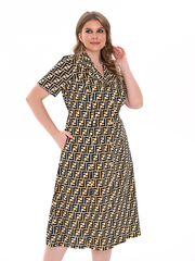 4536 Халат на пуговицах