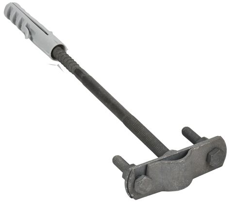 Держатель молниеприемника D=16-20мм L=100мм оц. сталь TD IEK