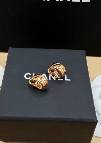 83412- Серьги СHANEL коллекция COCO Crush rose/white VGOLD
