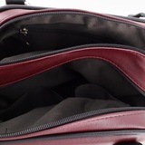 Сумка Саломея 269 наппа бордо + черный