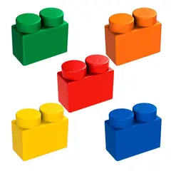 Элемент 6x3x5 см для конструктора 5"