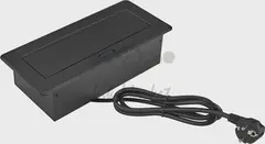 Розетка Cactus CS-SOCKET-EU3-BK для столешницы 26.5x11.8x6.5см черный — фото 2