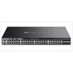 TP-Link SG6654XHP, Стекируемый управляемый коммутатор 3го уровня Omada с 48 гигабитными портами PoE+ и 6 портами SFP+