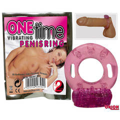 Эррекционное кольцо с вибрацией One Time Vibrating Ring - 