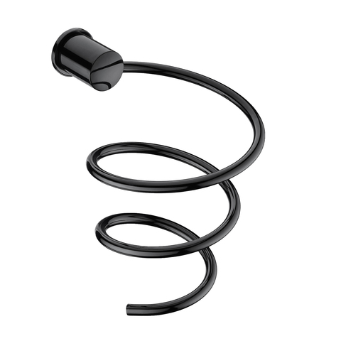 WasserKRAFT K-1080POLISHED BLACK Держатель фена
