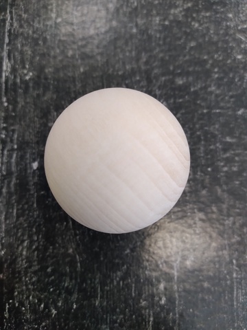 шар из липы диаметр 3,5см