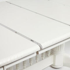 Стол овальный раскладной Оукленд (Oakland -SWC- (4296-SWC)) Ivory white