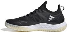 Женские теннисные кроссовки Adidas Adizero Ubersonic 4.1 W Clay - core black/silver metallic/footwear white
