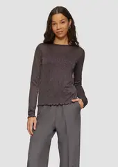 Джемпер из джерси с блестящей пряжей s.Oliver