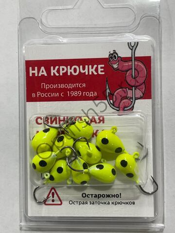 Мормышка На Крючке Капля 5мм