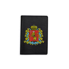 Обложка на паспорт "Герб Владимирской области", черная