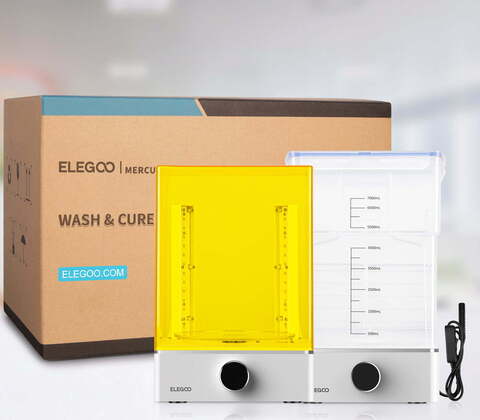Полимеризационная камера (УФ-камера) и Мойка Elegoo Mercury XS
