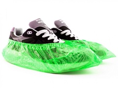 Бахилы Прочные цветные (с 2-ой резинкой) в евроблоках (2500 шт.), 45 мкр