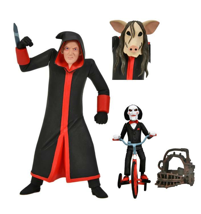 Фигурка NECA Toony Terrors Saw: Jigsaw Killer & Billy Tricycle