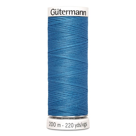Нить Sew-All 200 м, Gutermann, 965 дымчато серо-голубой