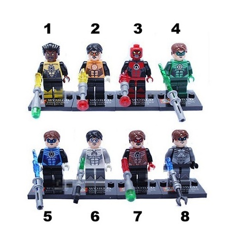 Minifigures Green Lantern Blocks Building