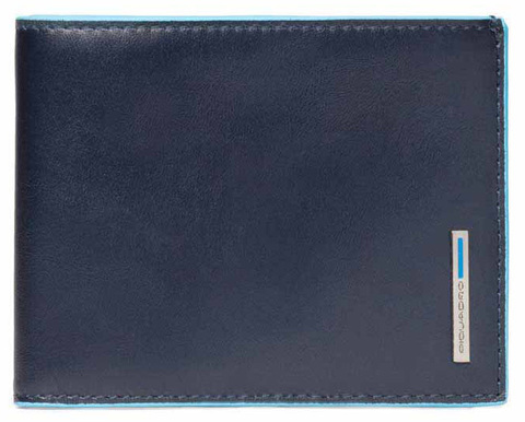 Кошелек мужской Piquadro Blue Square PU257B2R/BLU2, синий, кожа натуральная