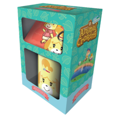 Набор подарочный Animal Crossing (Isabelle) Кружка + Подставка + Брелок
