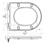 BelBagno BB902SC Сиденье с металлическими креплениями, быстросъемное, системой Soft close BB902SC 361x448x50