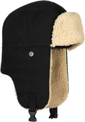 Шапка-ушанка Skully LFM-150 black canvas - 2
