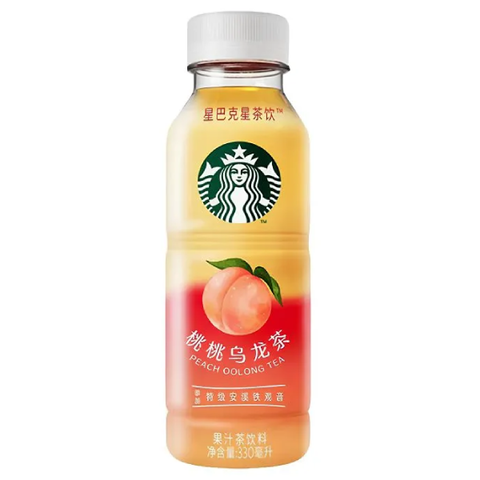 Чай Starbucks Peach Oolong Tea со вкусом Персика, 330 мл