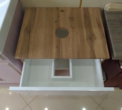 Тумба MISTY Ива - 60  подвесная комбинированная 1 ящ. c умывальником