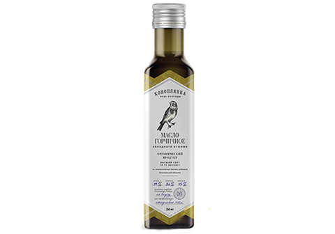 Масло горчичное "Коноплянка", 250мл