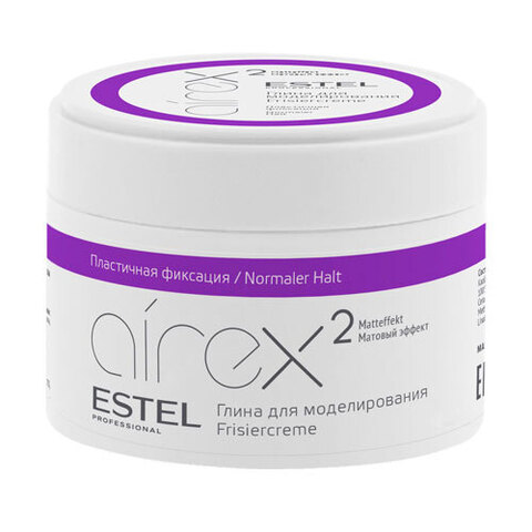 Estel Professional Airex - Глина для моделирования волос с матовым эффектом пластичная фиксация