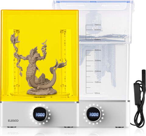Полимеризационная камера (УФ-камера) и Мойка Elegoo Mercury XS