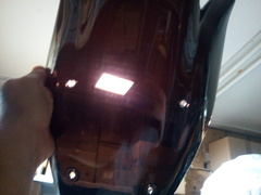 Ветровое стекло для Kawasaki Z1000 2010 - 2012 г.в. / черное