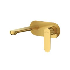 Cezares STYLUS-BLI1-BORO-W0 STYLUS-BLI1-BORO-W0 Смеситель для раковины встраиваемый с внутренней частью, без донного клапана, брашированное золото фото