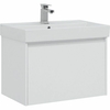 Aquanet 245243 Тумба с раковиной Nova Lite 75 1+1 ящ. цв.бел. глянец (245243)