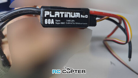 ESC регулятор мотора Hobbywing Platinum V4 60A 3-6S с BEC